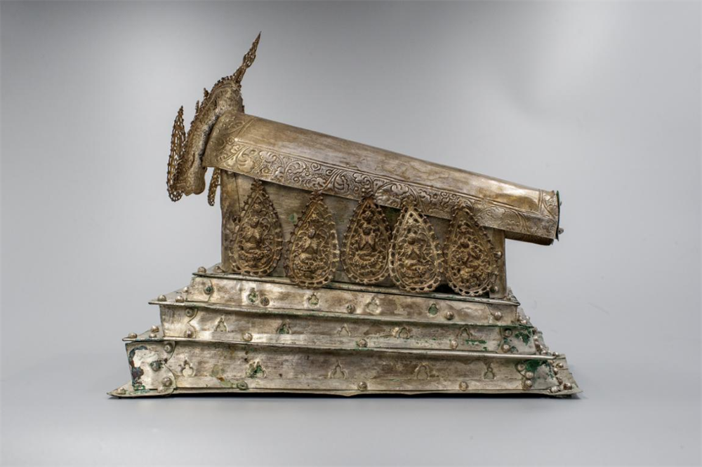 宋鏤空飛天佛陀紋銀棺 藏于地宮的北宋文化珍寶